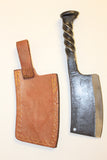 Hand Forged Railroad Spike Cleaver - Large