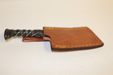 Hand Forged Railroad Spike Cleaver - Large