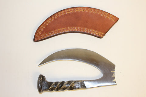 Hand Forged Railroad Spike Reaper Karambit