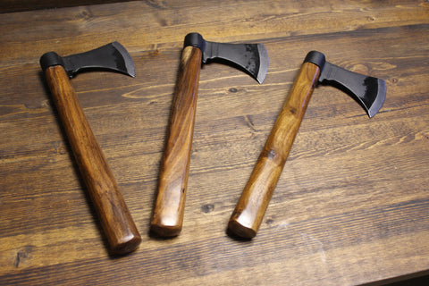 Set of 3 - Throwing Axe Wood Handle