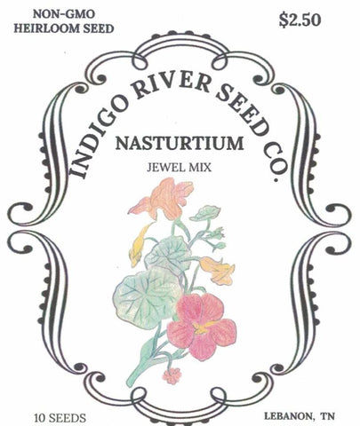 Nasturtium - Jewel Mix Edible Flowers & Leaves